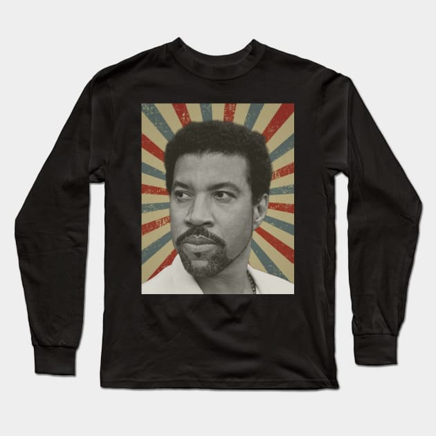 Lionel Richie Long Sleeve T-Shirt by LivingCapital 